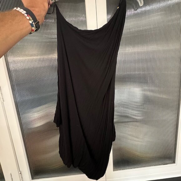 Missoni Cold Shoulder Black Cotton Dress Gold Hardware Size 2 - Picture 4 of 4